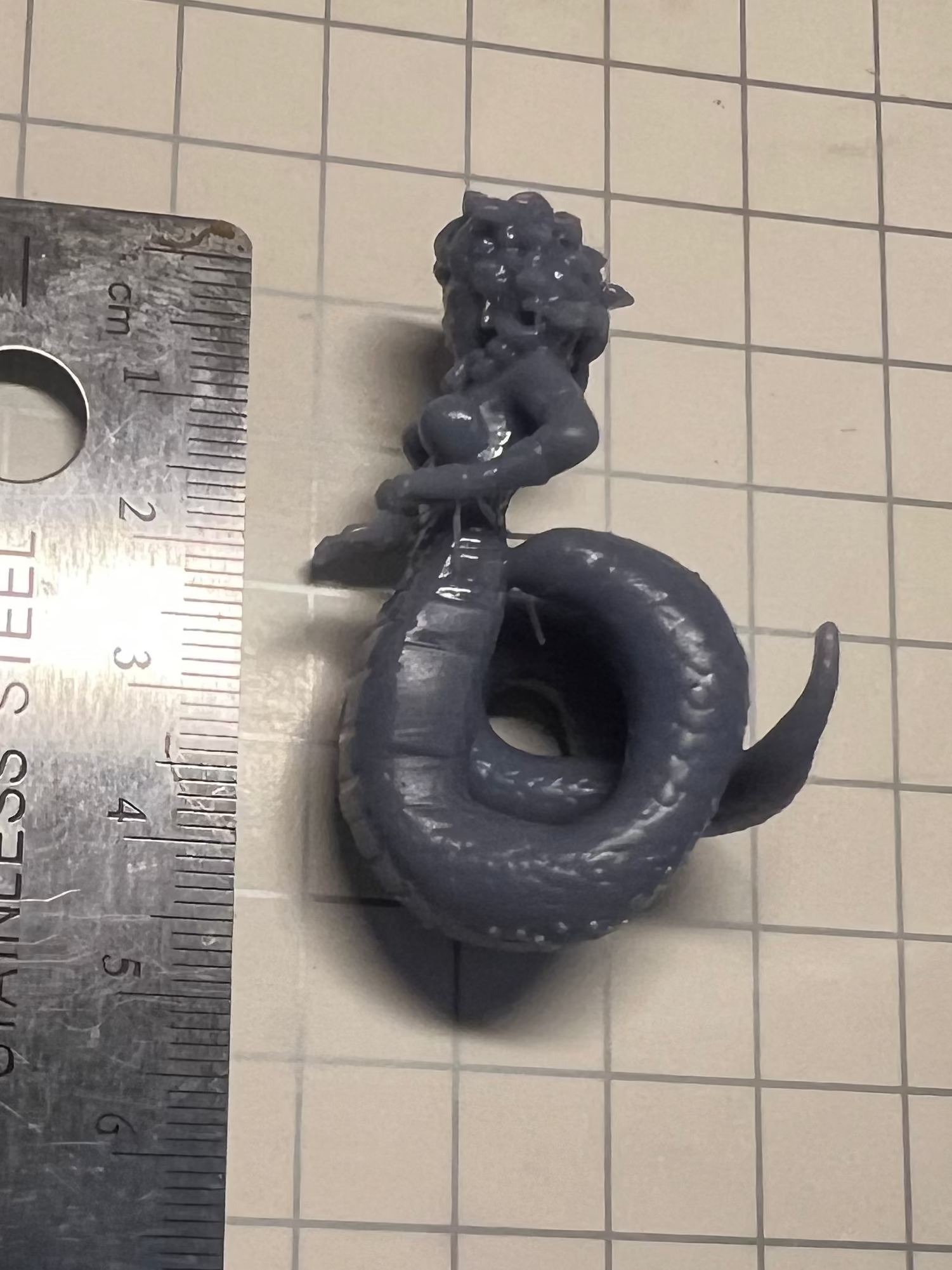 Medusa 6cm resin printed figure